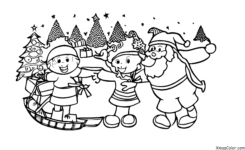 Noël / Noël dans d'autres galaxies: Noel sur une plage