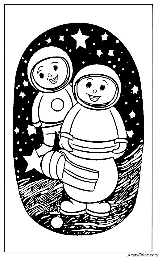Noël / Noël dans l'espace: Noël à la Lune