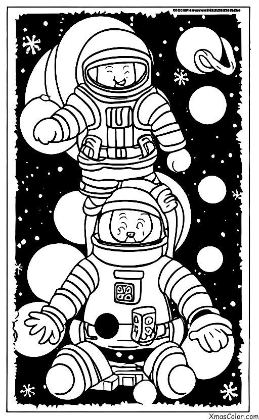 Noël / Noël dans l'espace: Noël sur Saturne