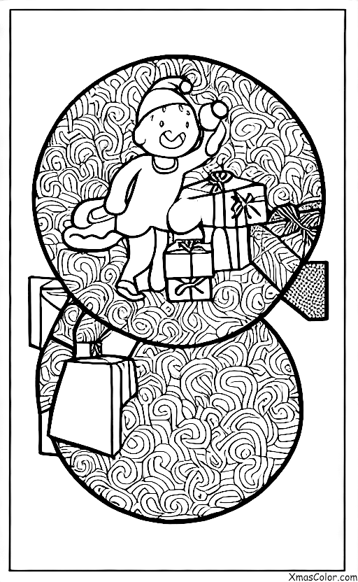 Noël / Noël dans le monde: Les enfants en Angleterre s'éveillant avec des cadeaux dans leurs chaussettes