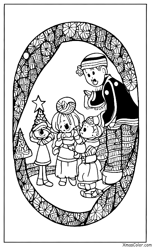 Noël / Noël dans le monde: Une scène de Noël au Japon