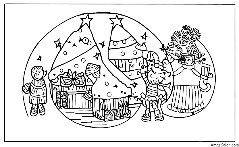 Noël / Noël dans le monde: Une scene de Noël au Mexique