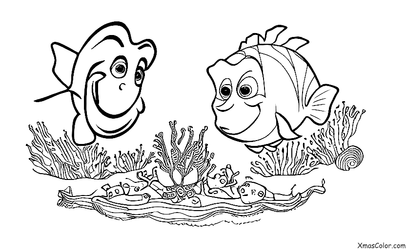 Noël / Noël de Pixar: Nemo et Dory sous la mer