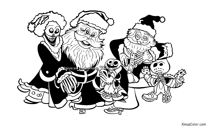 Noël / Noël de Pixar: Père Noël dans Le Nightmare Before Christmas