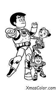 Noël / Noël de Pixar: Une scène du film "Toy Story"