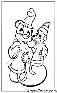 Noël / Noël Disney: Chip et Dale