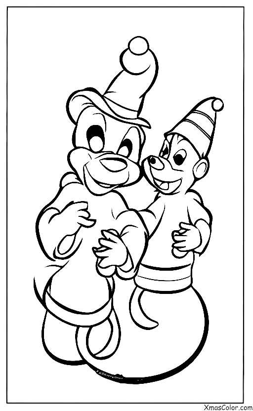 Noël / Noël Disney: Chip et Dale