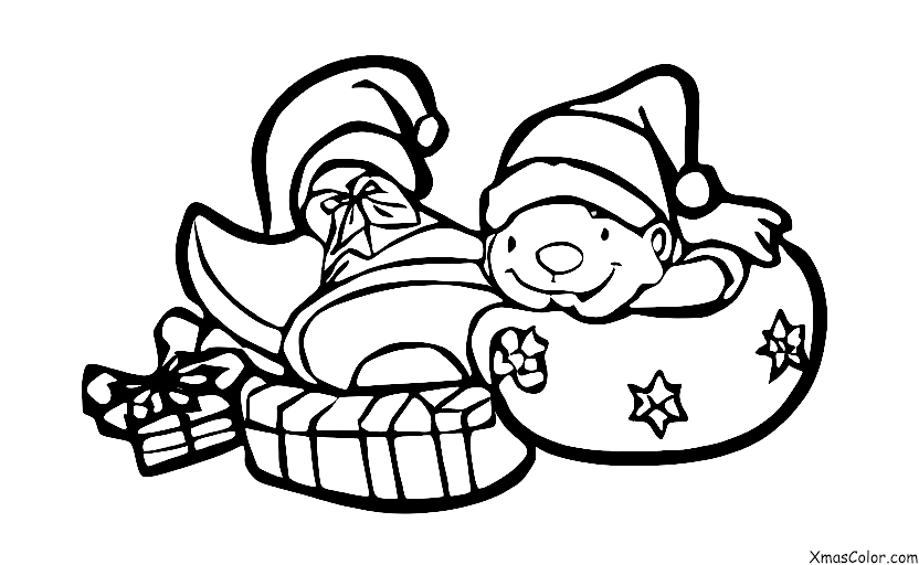 Noël / Noël Disney: Pluton dormir devant la cheminée