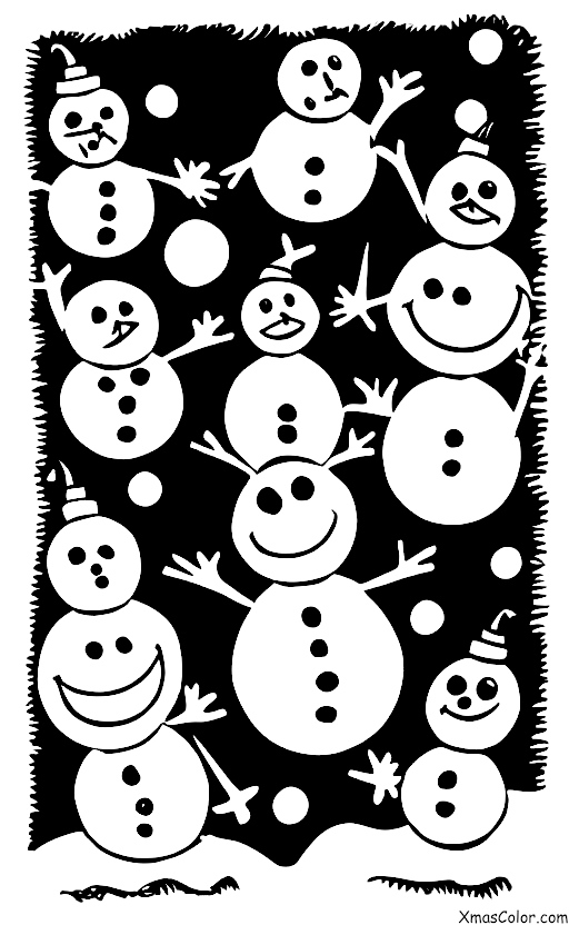 Noël / Noël Disney: Tous les personnages de Disney font des bonhommes de neige