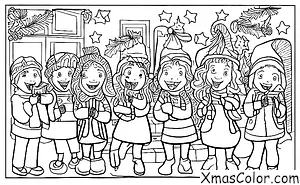 Noël / Noël en Amérique du Sud: chanteurs de Noël