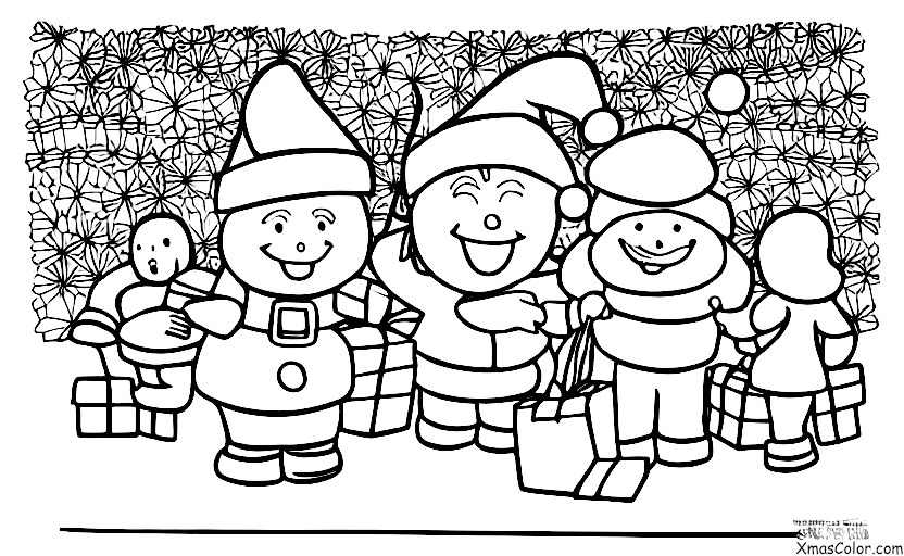 Noël / Noël en Asie: Santadansun champ de riz