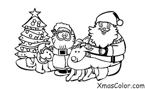 Noël / Noël en Australie: Père Noël dans l'Outback