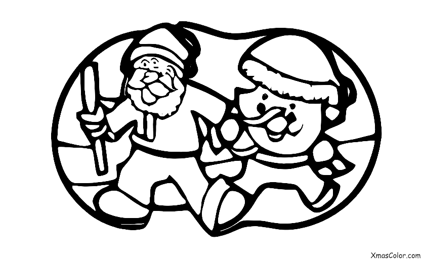 Noël / Noël en Australie: Père Noël jouant au cricket