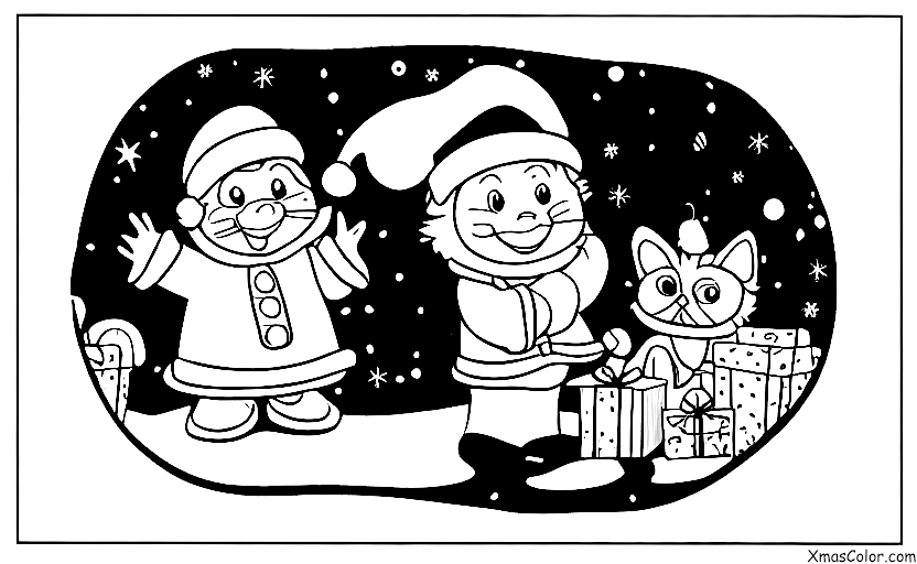 Noël / Noël étrange: Une histoire de Noël où le Père Noël est un chat
