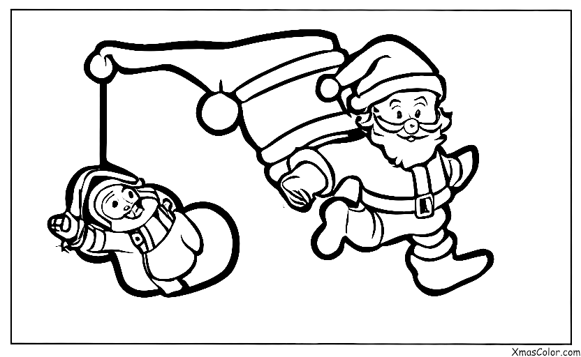 Noël / Noël fou: Père Noël saute en parachute