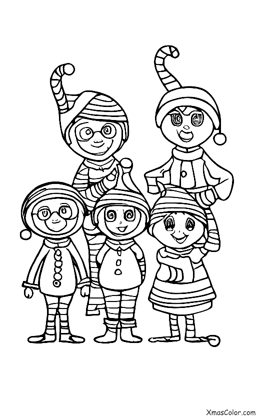 Noël / Noël Geek: Une famille d'elfes de Noël geeks