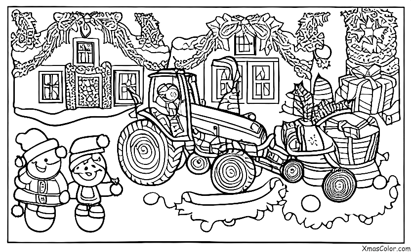 Noël / Noël inhabituel: Noël à la campagne