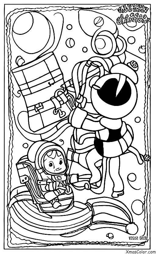 Noël / Noël inhabituel: Noël dans l'espace