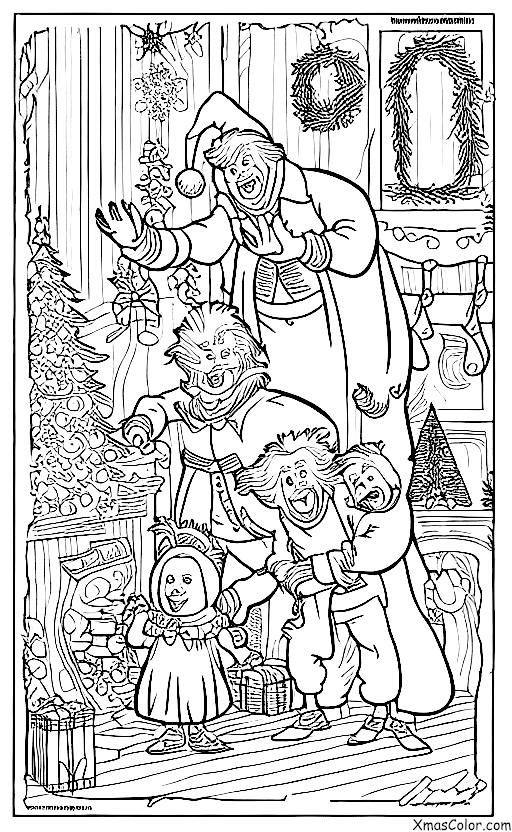 Noël / Noël passé, présent et futur: Une scène du film Un chant de Noël