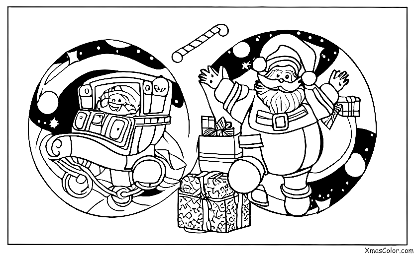 Noël / Noël Sci-Fi: Le Père Noël dans son vaisseau spatial