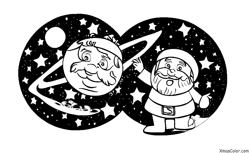 Noël / Noël Star Trek: M. Père Noël qui descend sur une planète