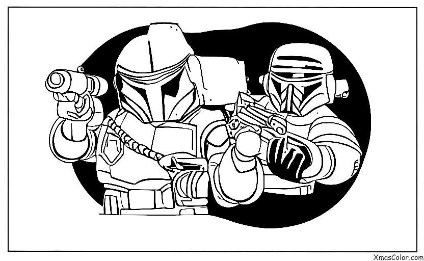 Noël / Noël Star Wars: Père Noël Boba Fett