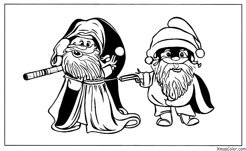 Noël / Noël Star Wars: Père Noël Jedi