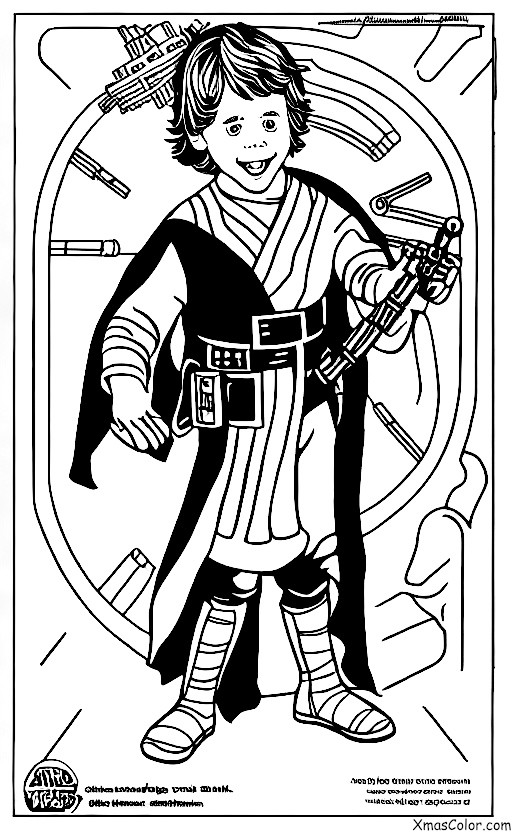 Noël / Noël Star Wars: Père Noël Luke Skywalker