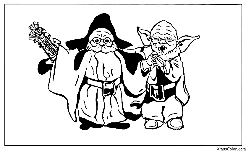 Noël / Noël Star Wars: Père Noël Yoda