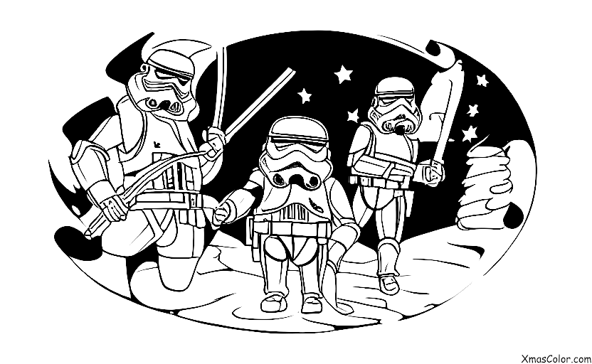 Noël / Noël Star Wars: Stormtrooper Père Noël