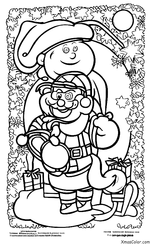 Noël / Noël sur la lune: Atelier de papa Noël sur la lune