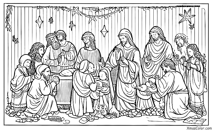 Noël / Noël traditionnel: La crèche