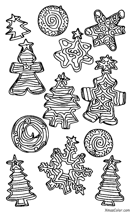 Noël / Nourriture de Noël: Biscuits de Noël
