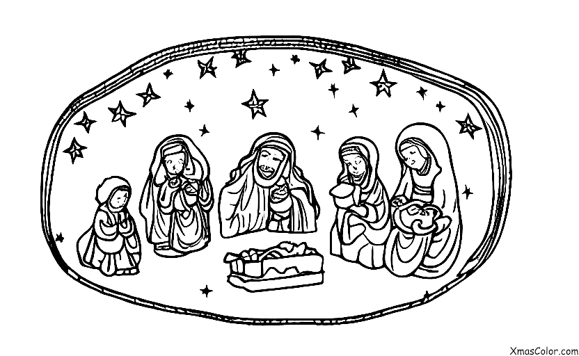 Noël / O Nuit Sainte: La crèche