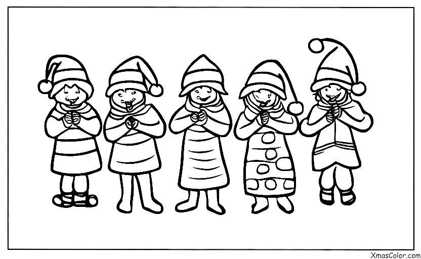 Noël / O venez, tous les fidèles: Les enfants qui chantent des chansons de Noël