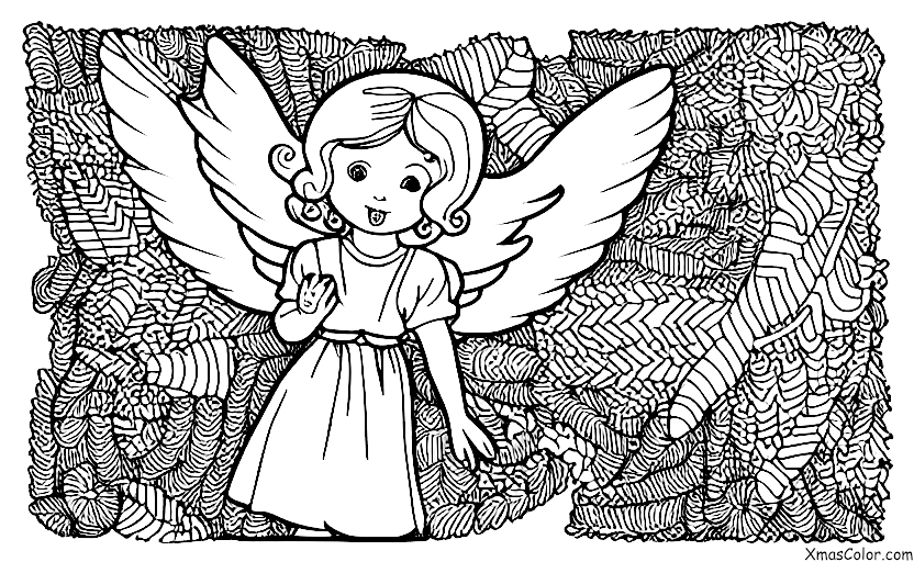 Noël / Ornements de Noël: Un beau ange