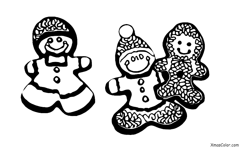 Noël / Ornements de Noël: Un bonhomme de pain d'épice en ornement