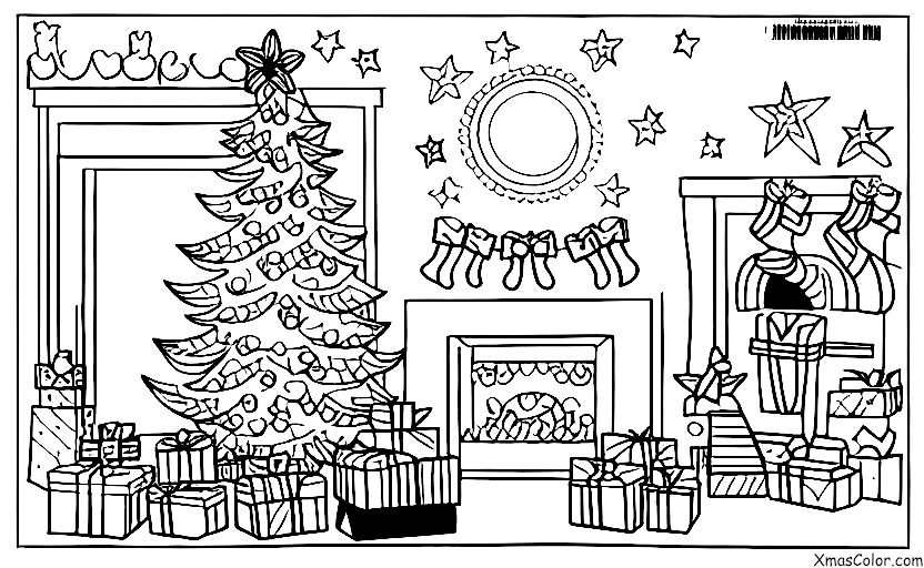 Noël / Ornements de Noël: Un grand ornement rouge brillant avec un nœud vert