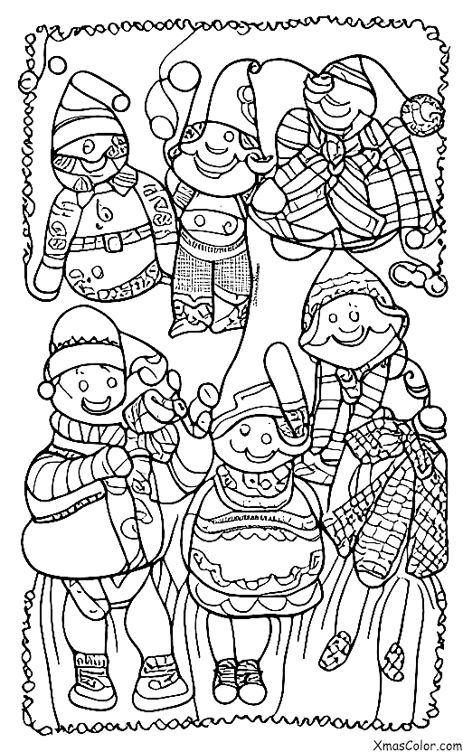 Noël / Ornements de Noël: Une fête de Noël
