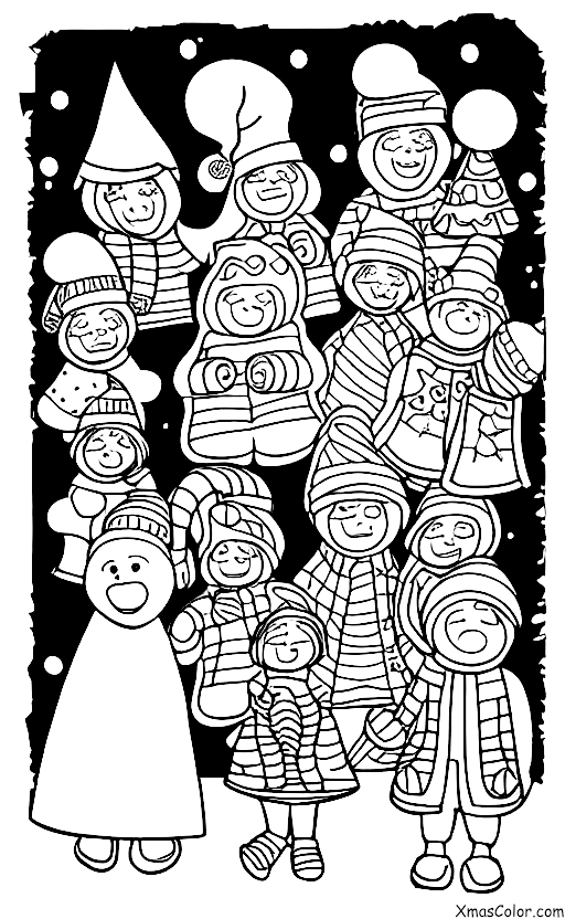 Noël / Parties de Noël: Chant de Noël