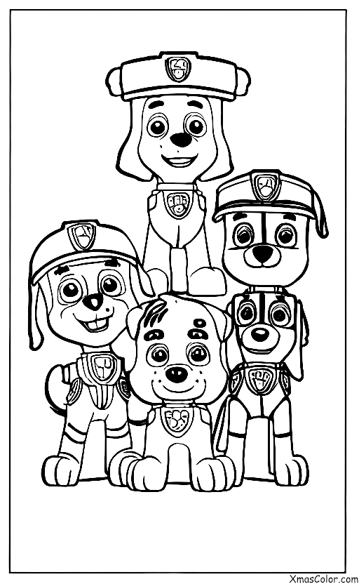 Noël / Pat' Patrouille Noël: Les chiots de la patrouille des castors fabriquent des biscuits de Noël
