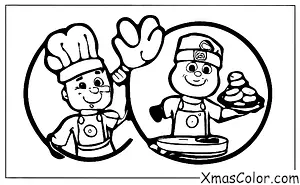 Noël / Pat' Patrouille Noël: Marshall cuisine des biscuits de Noël