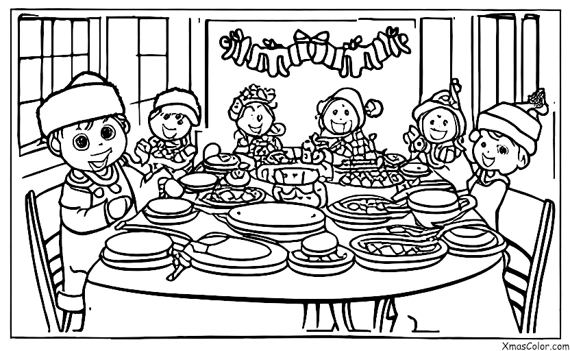 Noël / Pays des Merveilles d'Hiver: Dîner de Noël