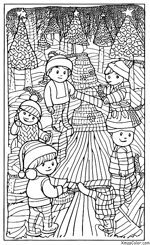 Noël / Pays des Merveilles d'Hiver: Ferme de sapins de Noel