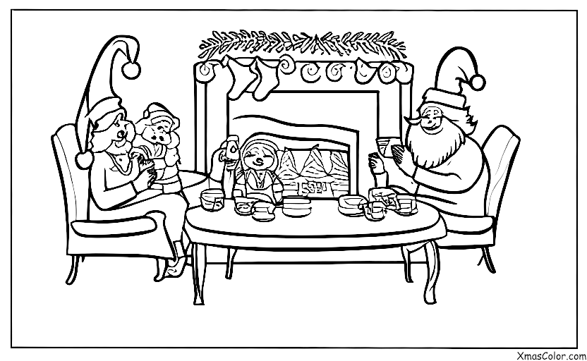 Noël / Père Noël: Père Noël et Mère Noël