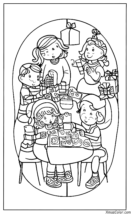 Noël / Pétards de Noël: Famines qui profitent de sachets de Noël