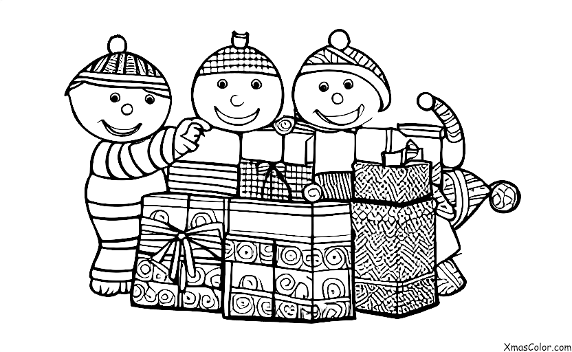 Noël / Pétards de Noël: Pétards de Noël dans une boîte