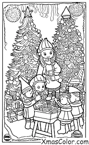 Noël / Pôle Nord: Les elfes au pôle Nord