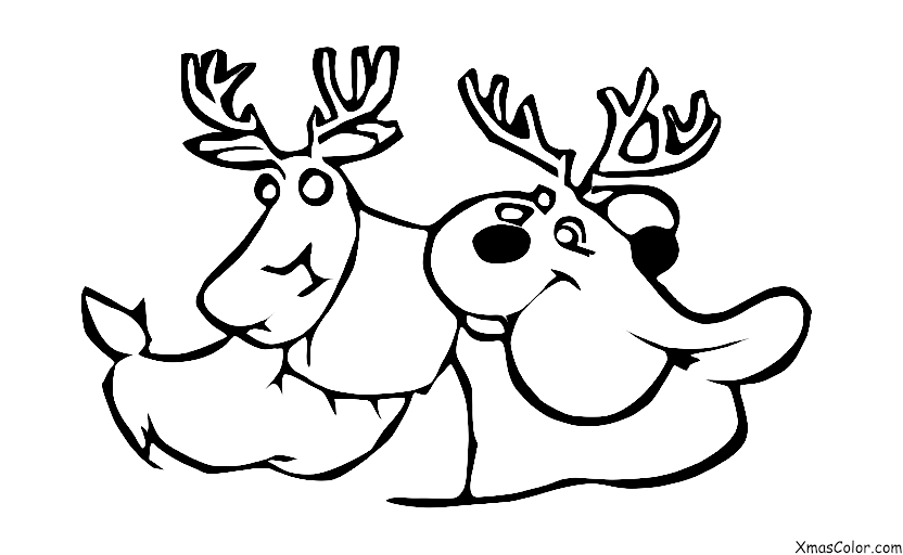 Noël / Renne: Rudolph le renne au nez rouge