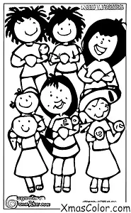 Noël / Réveillon du Nouvel An: Les enfants sont excités pour la nouvelle année